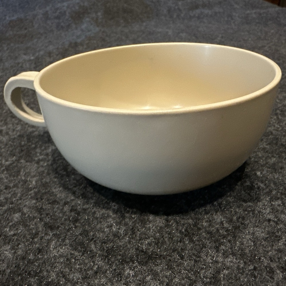 Prolon Florence Cream 7805 Teacup‎ Coffee Cup Made USA Melamine Retro Vintage